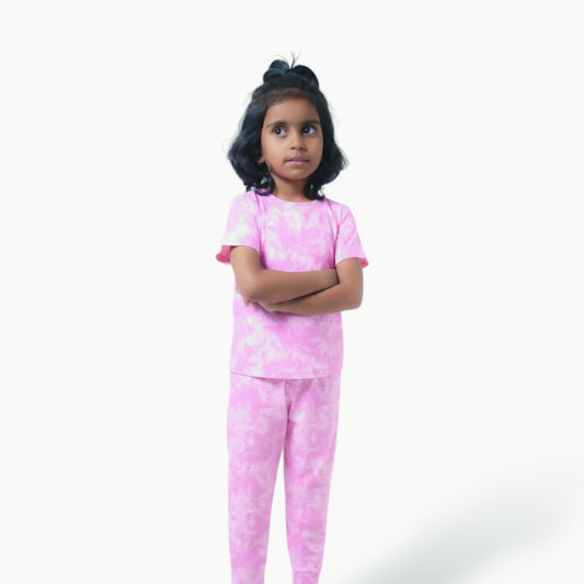 Pink Purple Raglan Set