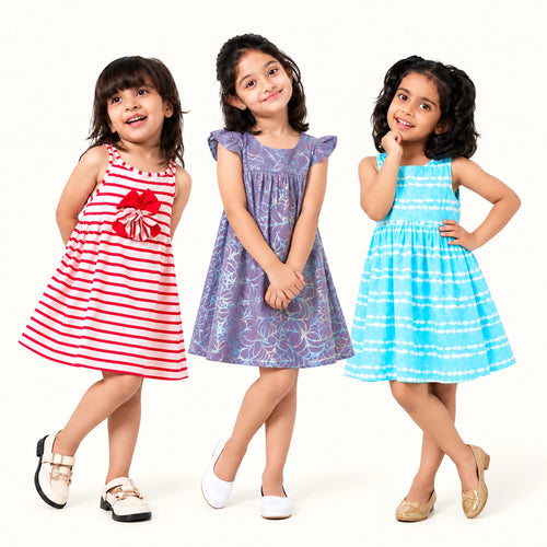 Playful Days Frock Set (Pack of 3)