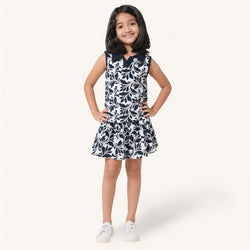 Black White Floral Co-ord Set