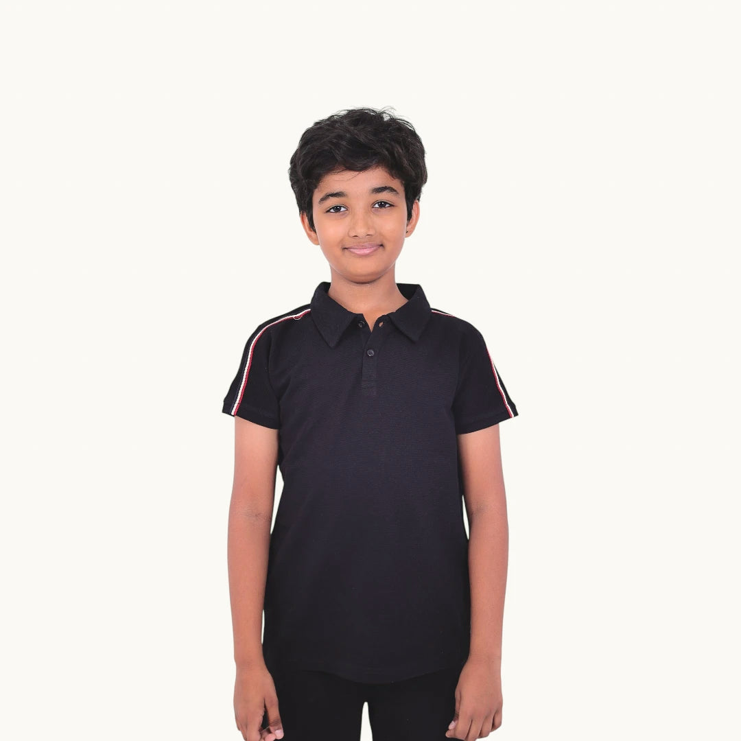 Black & Tricolour Collar Set