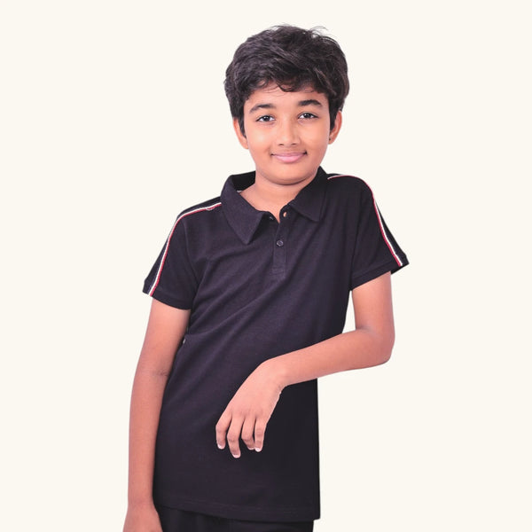 Black & Tricolour Collar Set