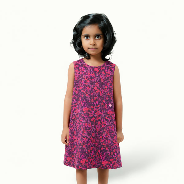 Brown Pink A-Line Fock