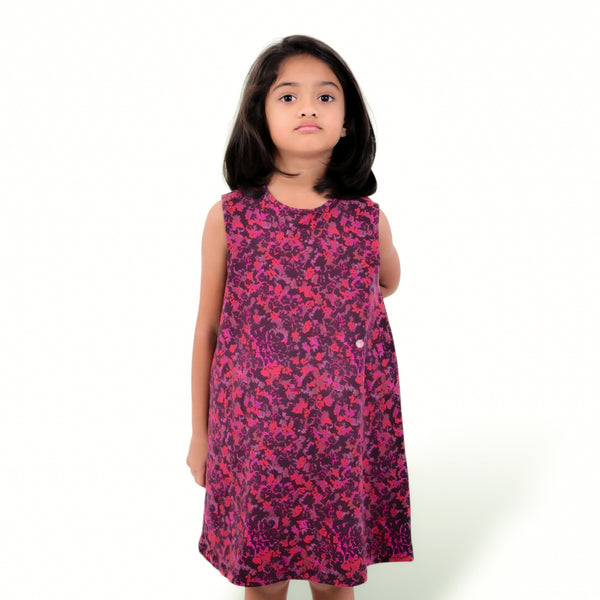 Brown Pink A-Line Fock