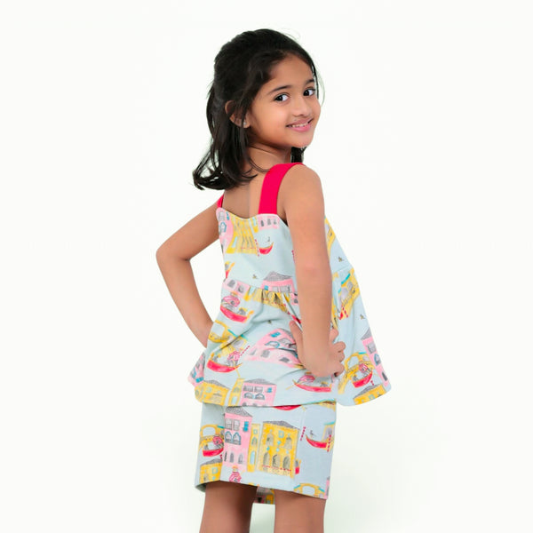 Building print Short Set