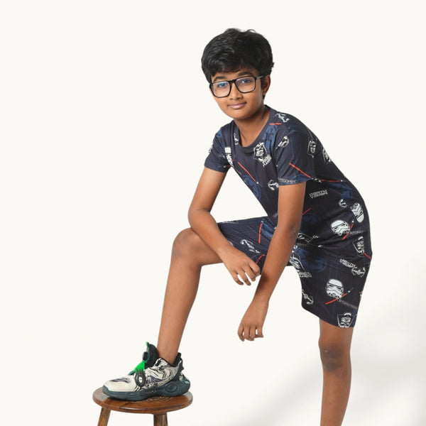 Cartoon Print Casual Co-ord Set