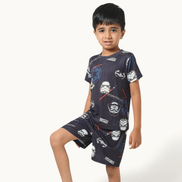 Cartoon Print Casual Co-ord Set