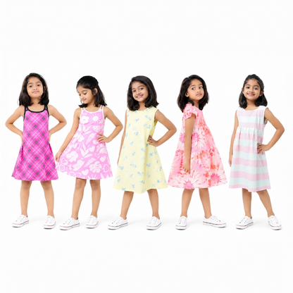 Pretty Parade Frock Set (Pack of 5)