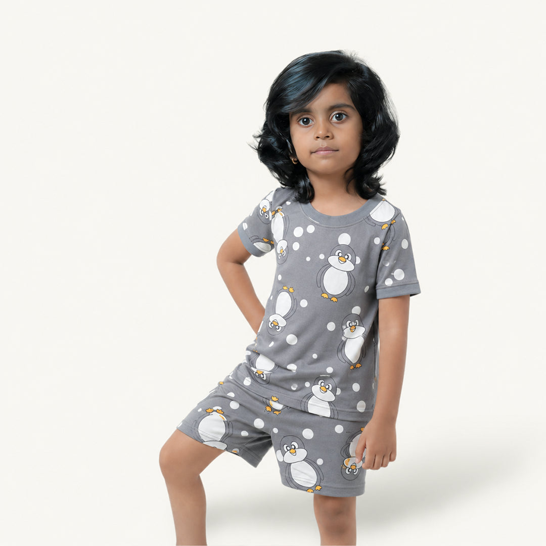 Girl's Duck Print Night Set