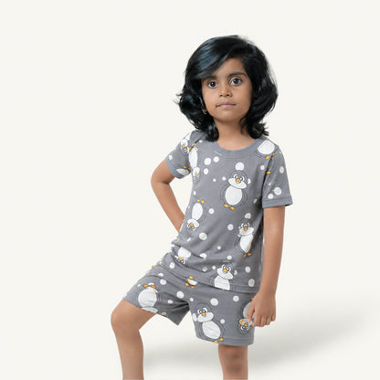 Girl's Duck Print Night Set