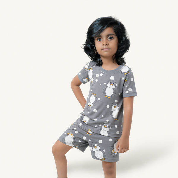 Girl's Duck Print Night Set