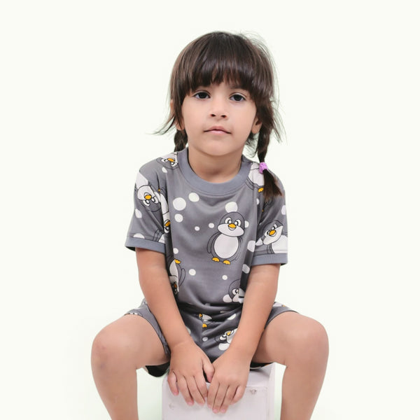 Girl's Duck Print Night Set