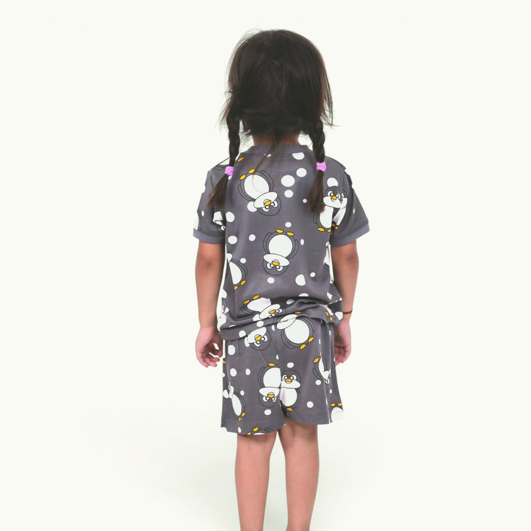 Girl's Duck Print Night Set