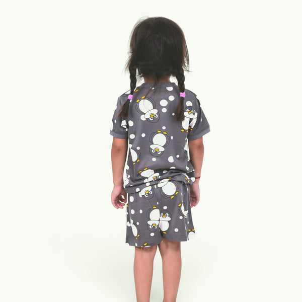 Girl's Duck Print Night Set