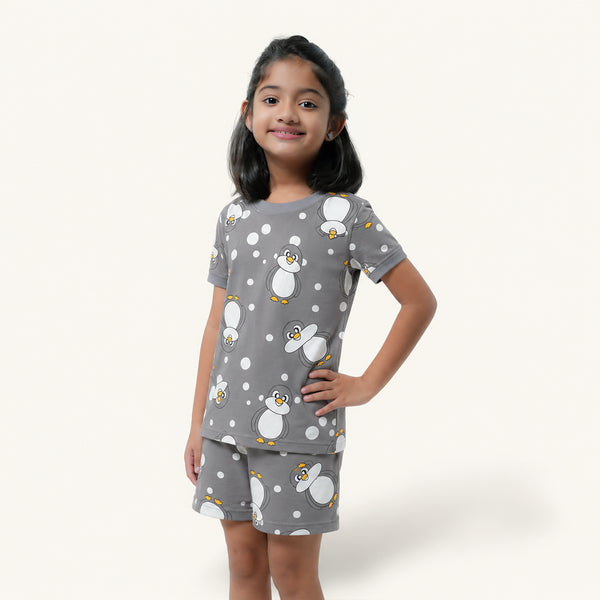 Girl's Duck Print Night Set
