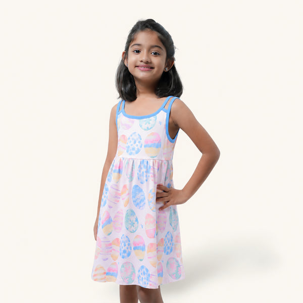 Easter Egg two Strap Frock