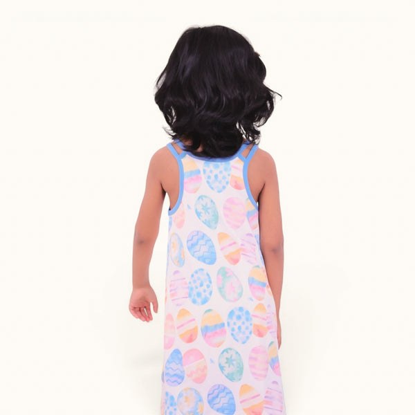 Easter Egg two Strap Frock