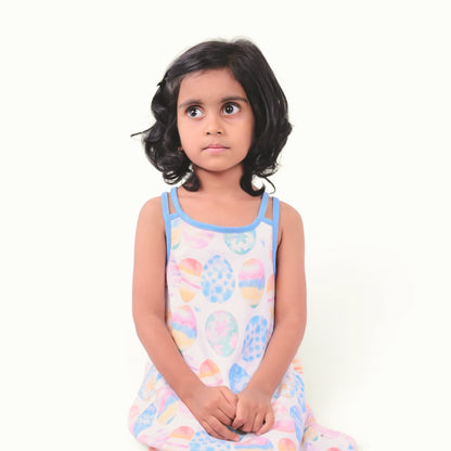 Easter Egg two Strap Frock