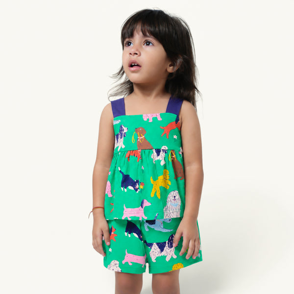 Green Animal Short set