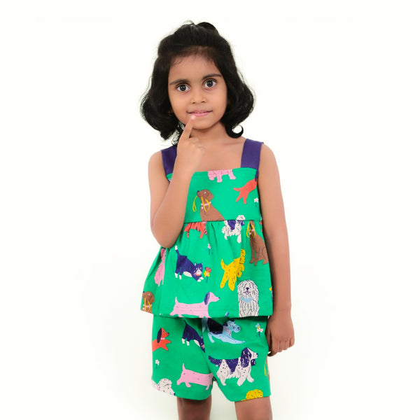 Green Animal Short set