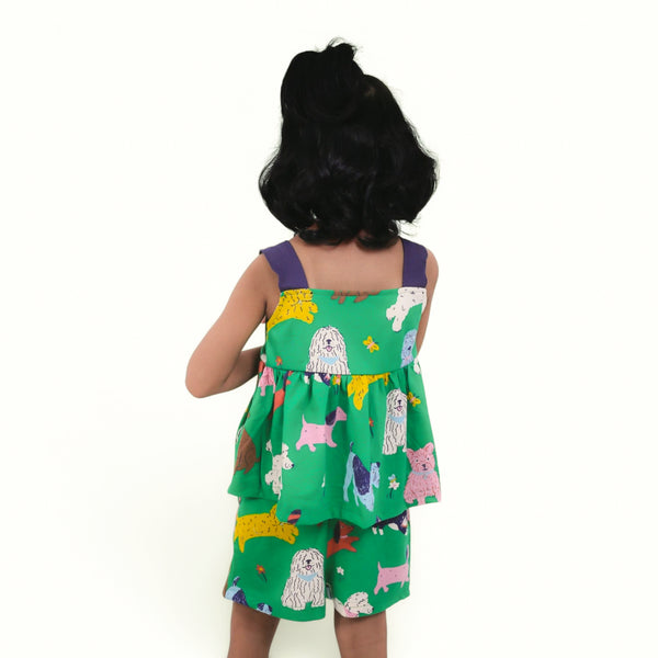 Green Animal Short set