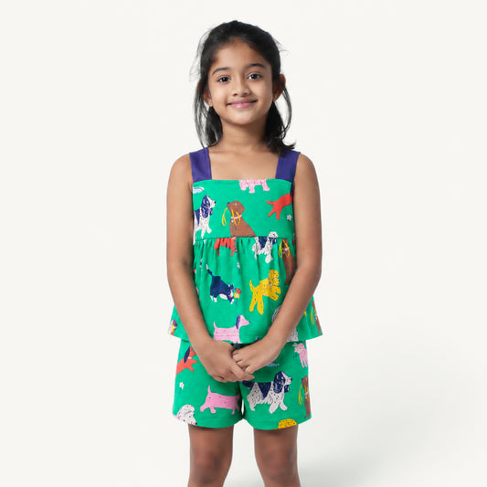 Green Animal Short set