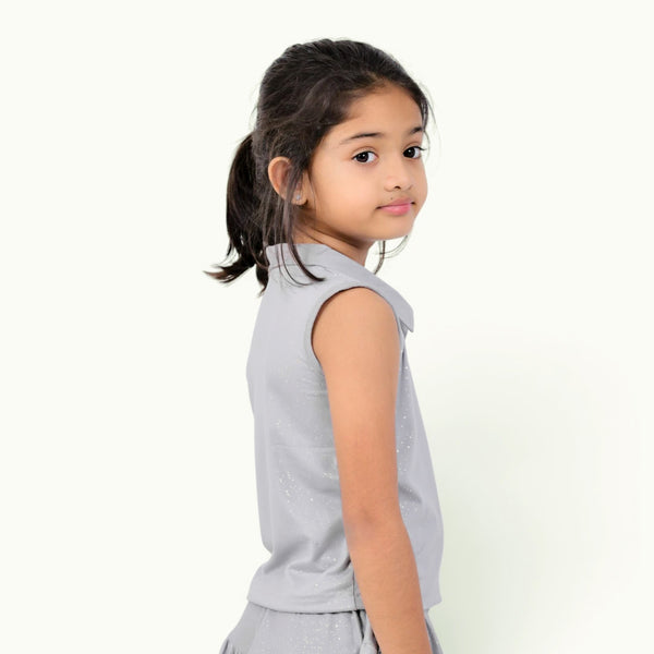 Gray Spray Co-ord Set
