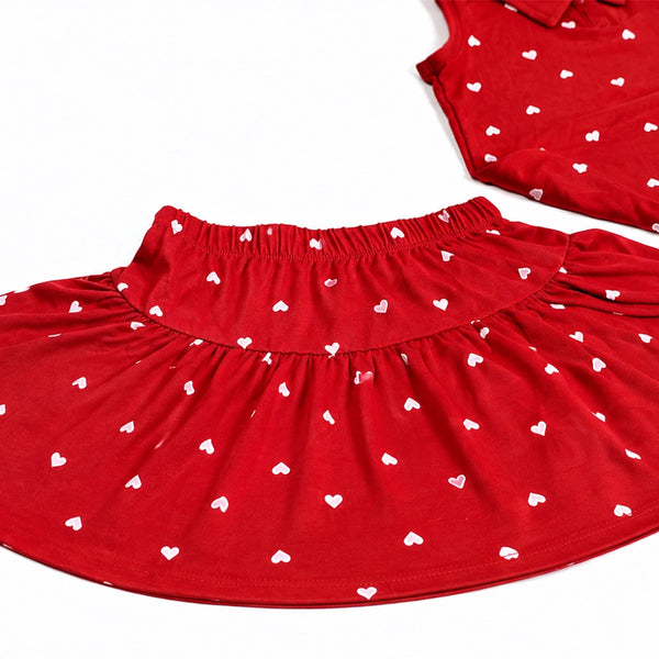 Red Hearts Co-ords Set