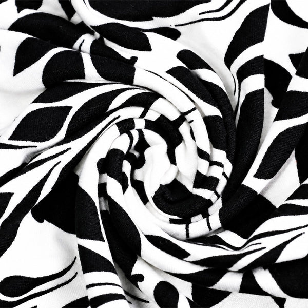 Black White Floral Co-ord Set