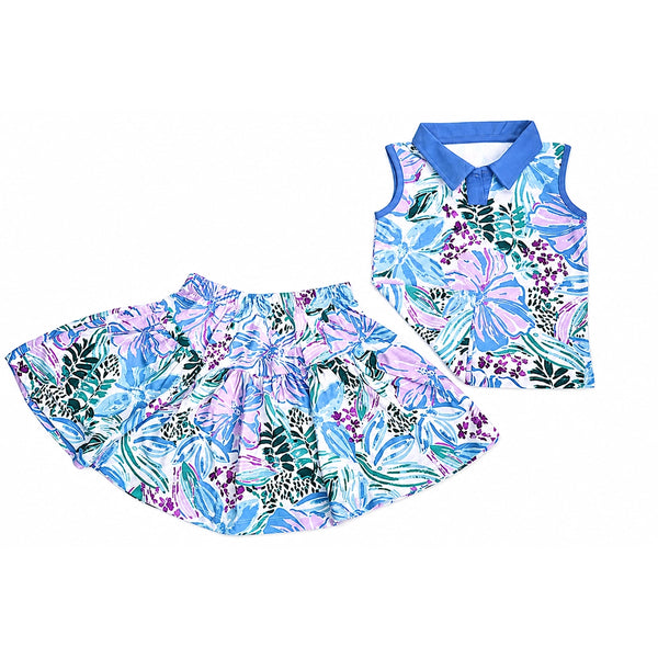 Teal & Megenta Print Co-ords Set