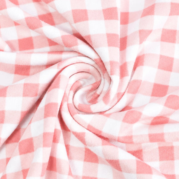 Peach Checks Co-ord Set