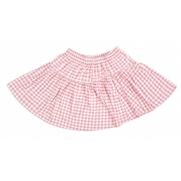 Peach Checks Co-ord Set