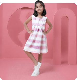 Girls Square neck Frock
