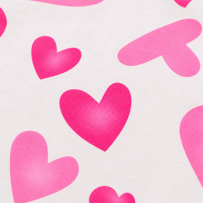 Pink Hearts Two Strap Frock