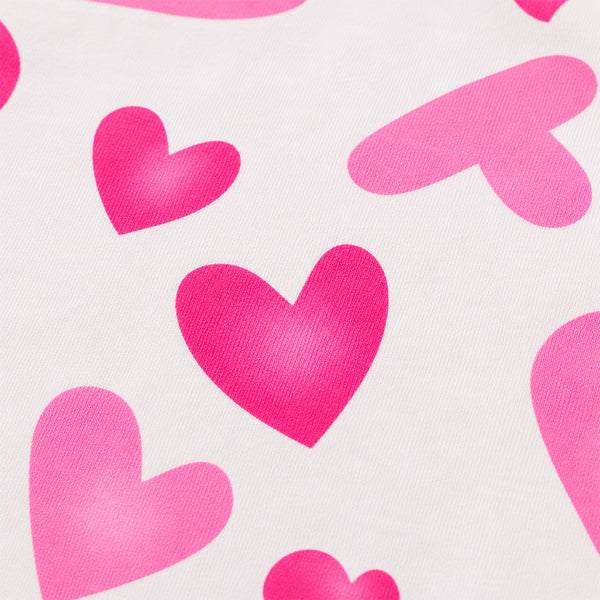 Pink Hearts Two Strap Frock