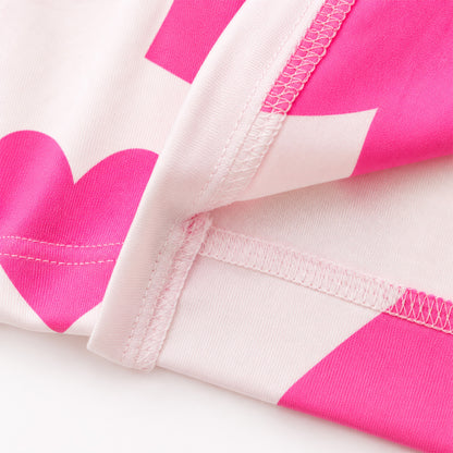 Pink Hearts Two Strap Frock
