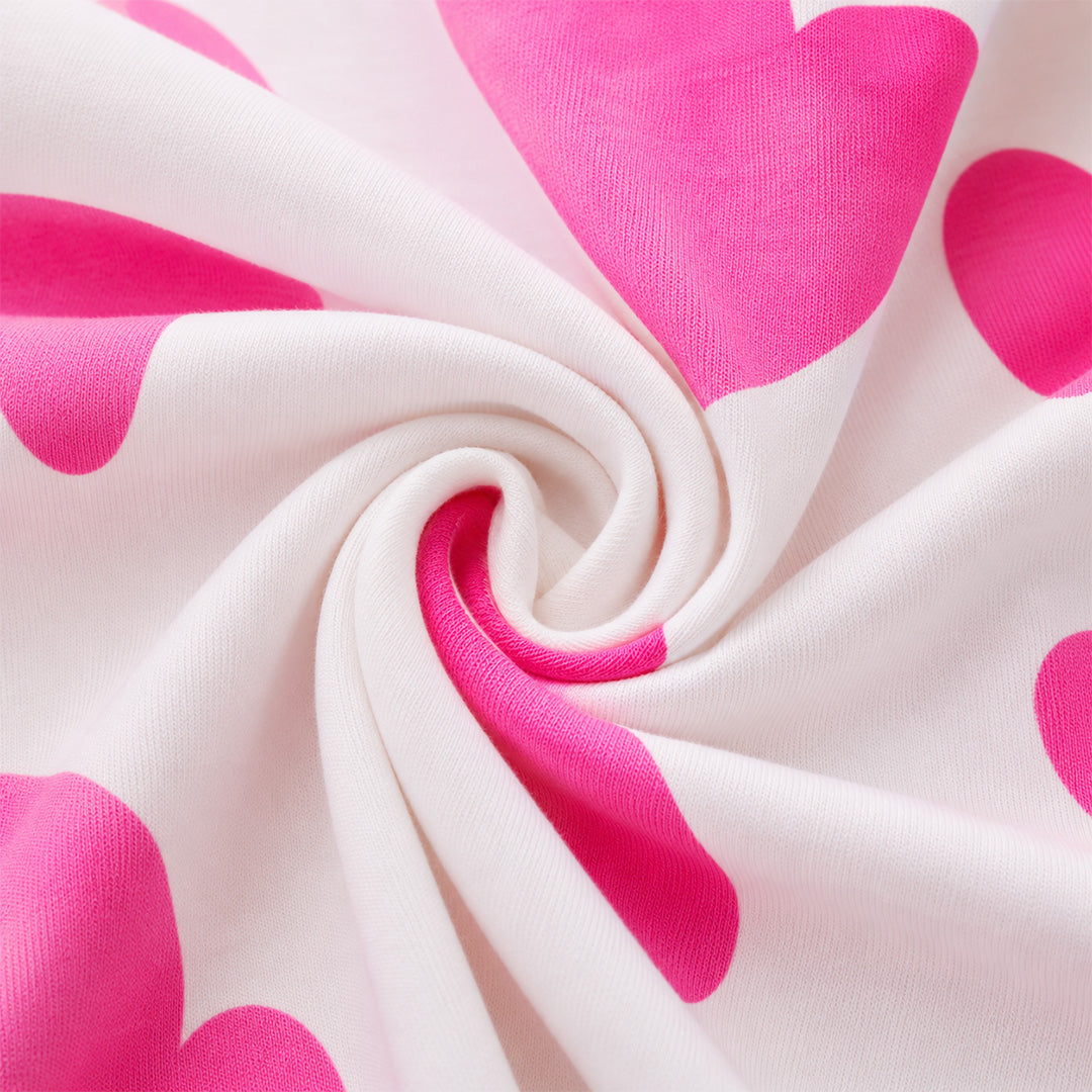 Pink Hearts Two Strap Frock