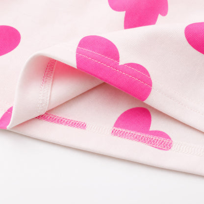Pink Hearts Two Strap Frock