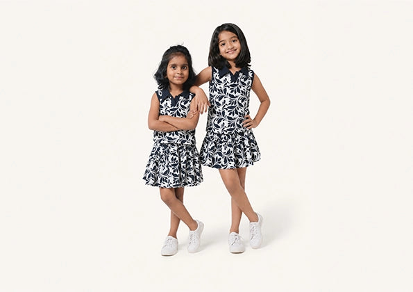 Black White Floral Co-ord Set