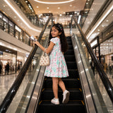 Multi-colour Floral Layered Frock