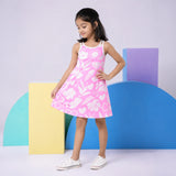 Neon Pink Two Strap Frock