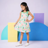 Neon Parrot Two Strap Frock