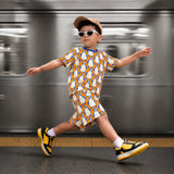 Boy's Penguin print night set