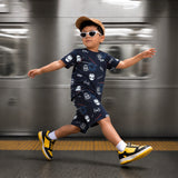 Cartoon Print Casual Co-ord Set