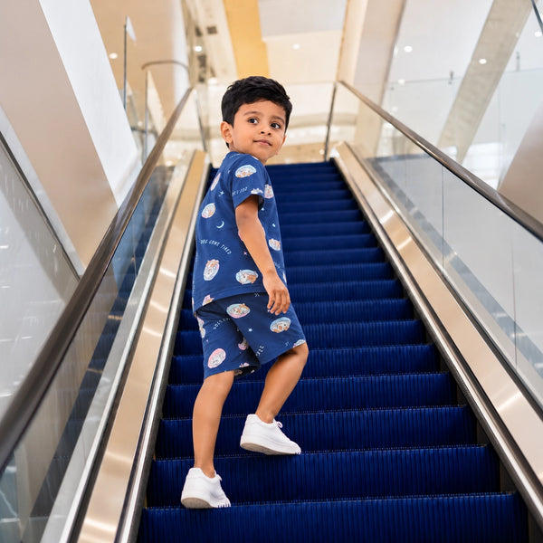 Boy's Dog Print Night Set