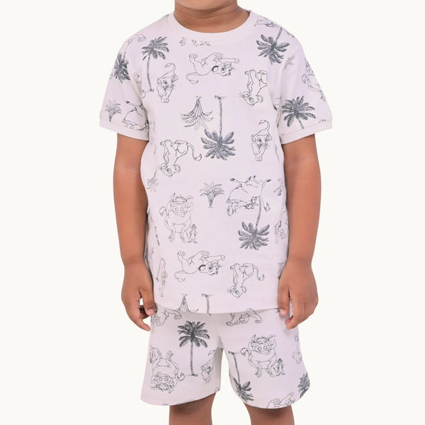Boy's Lion Print Night Set