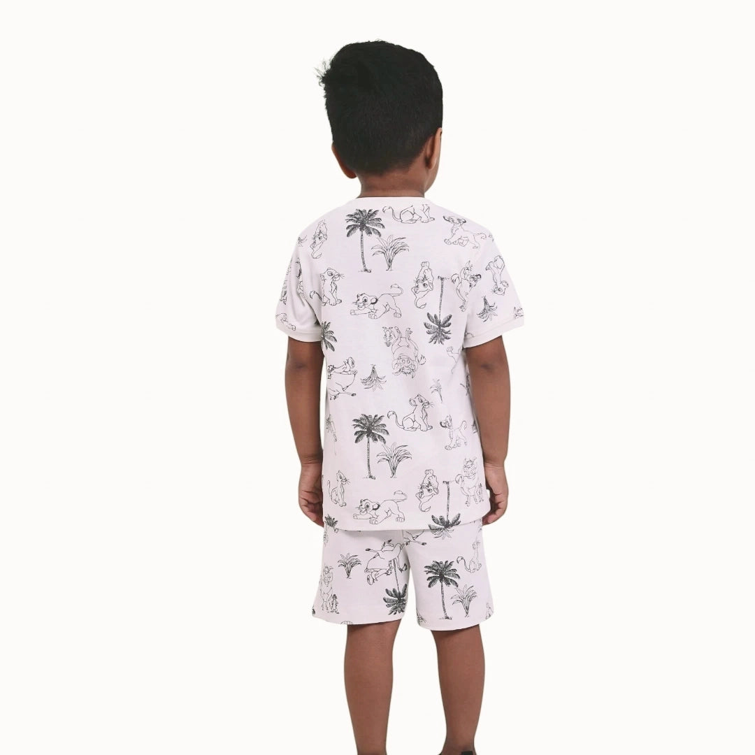 Boy's Lion Print Night Set