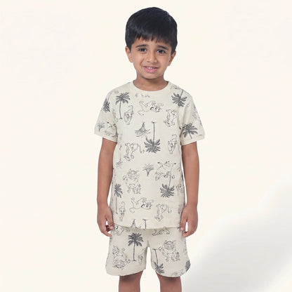Boy's Lion Print Night Set