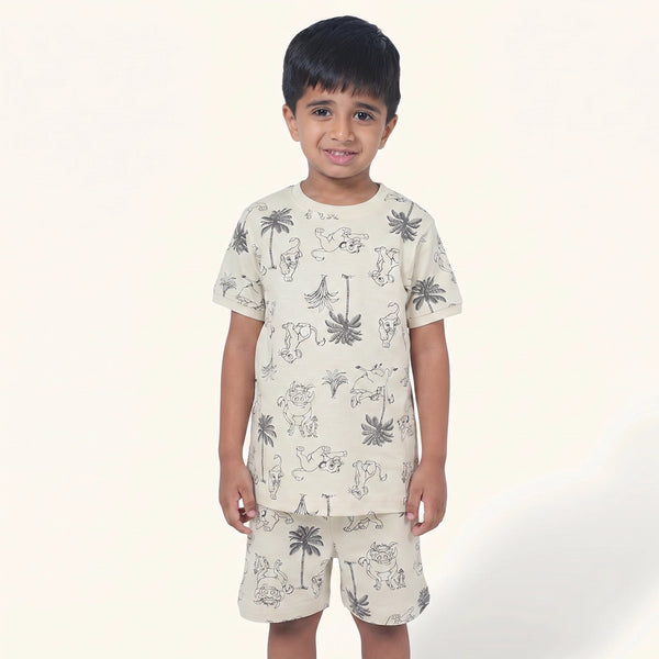 Boy's Lion Print Night Set