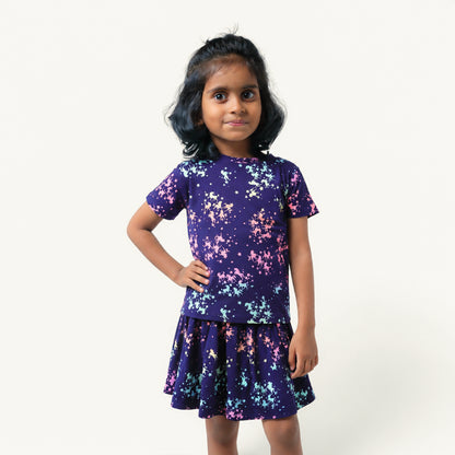 Navy Unicorn Skort Set