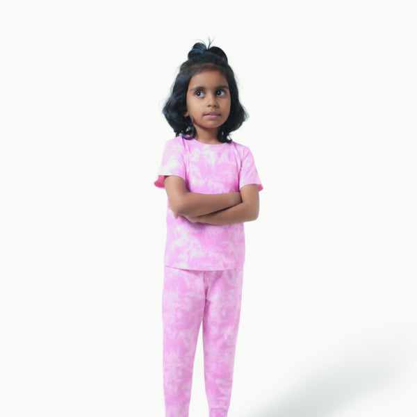 Pink Purple Raglan Set